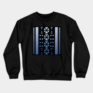 “Dimensional Knowledge (1)” - V.2 Blue - (Geometric Art) (Dimensions) - Doc Labs Crewneck Sweatshirt